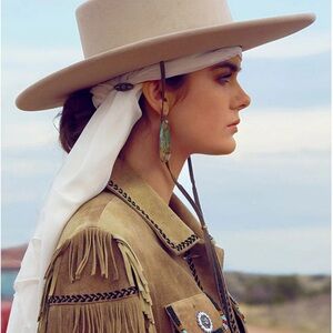 Hat, Collection, Les Gauchos.  Bone color.  Size is approx. 7-1/4